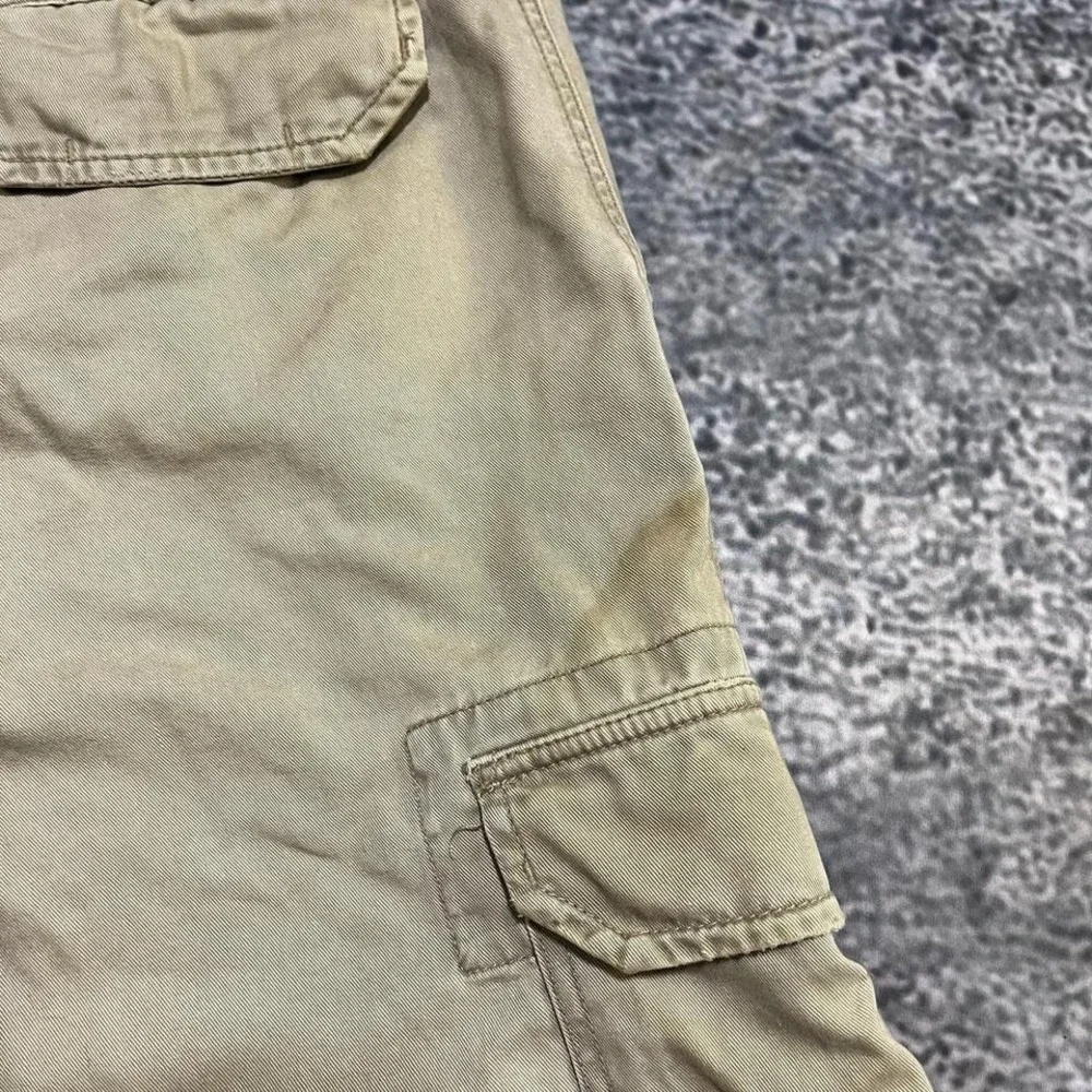 Vintage Y2K Mossimo Cargo Shorts Mens 36‎ Beige Baggy Utility Skater